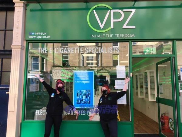 苏格兰电子烟连锁品牌VPZ计划年底前再开20家店